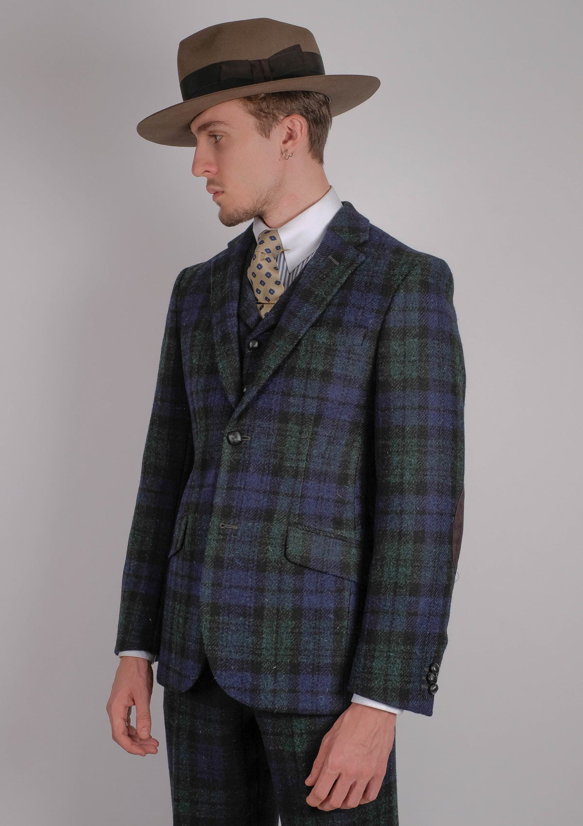 Edison Harris Tweed Jacket - Blackwatch – Thomas Farthing London