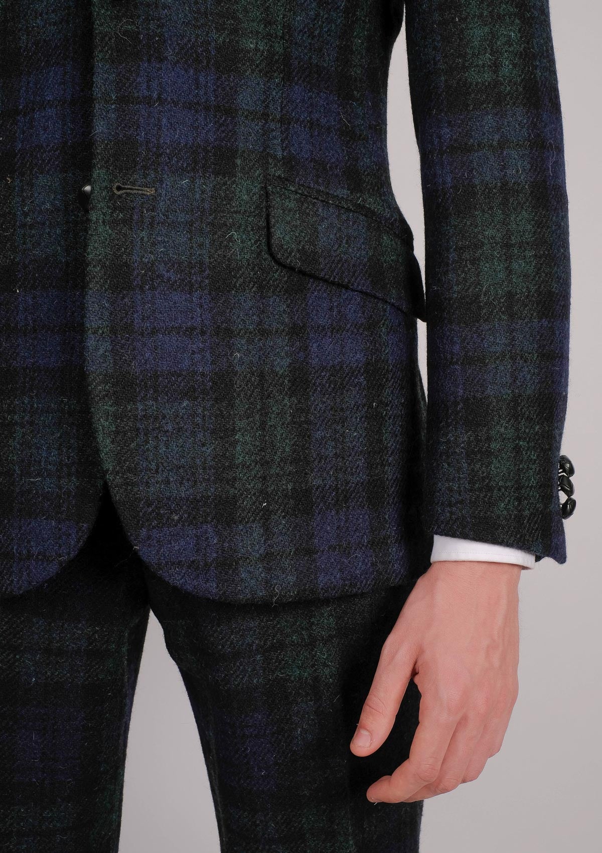 Edison Harris Tweed Jacket - Blackwatch – Thomas Farthing London