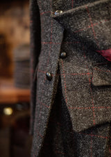 Edison Harris Tweed Jacket - Red Check