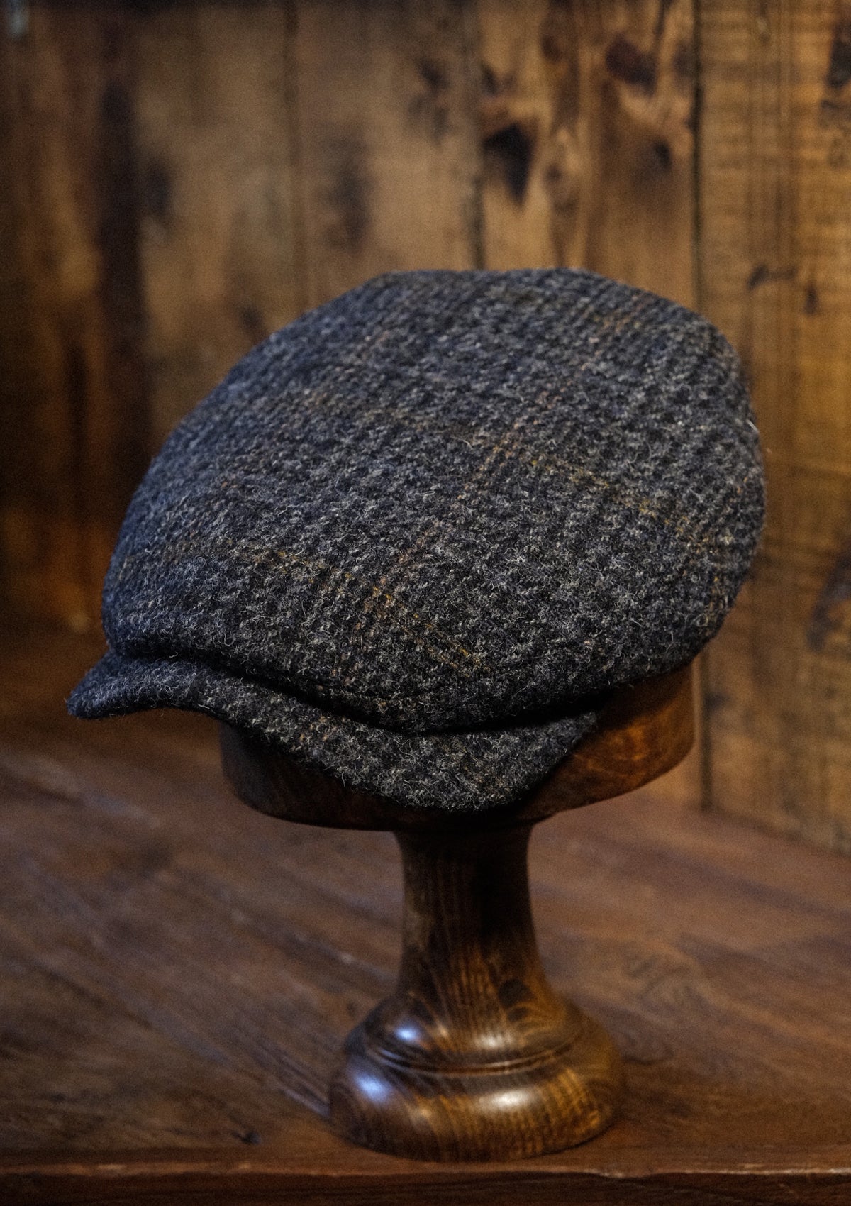 Geary Flat Cap - Harris Tweed Check – Thomas Farthing London