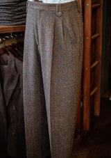 Edison Gene Harris Tweed Trousers - Brown Check