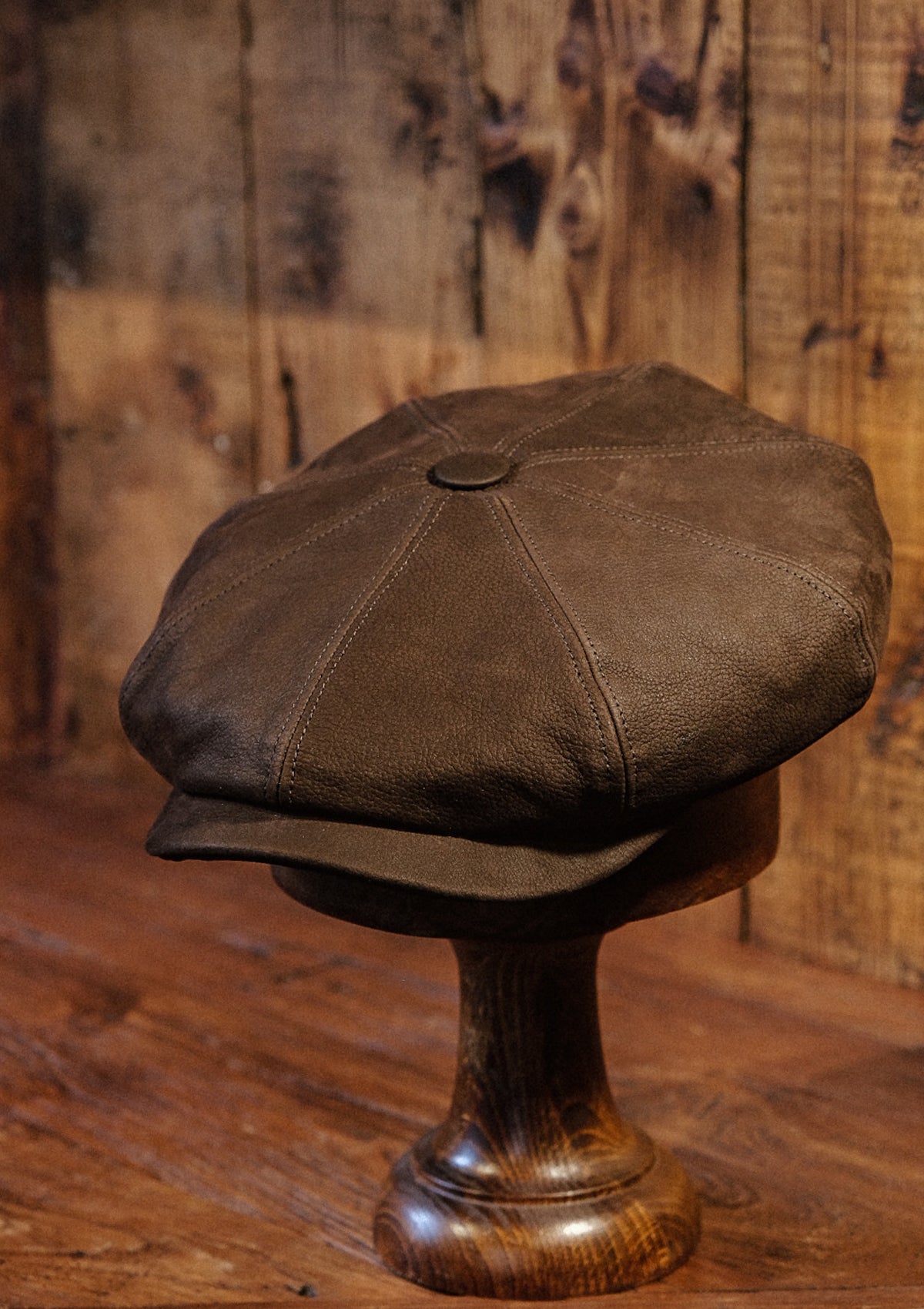 Grunley Baker Boy (Mid-Width) - Brown Leather – Thomas Farthing London