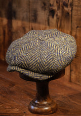 Newman Baker Boy - (Mid-Width) Navy & Green Donegal Tweed