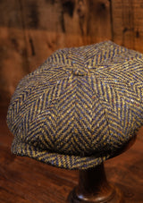 Newman Baker Boy - (Mid-Width) Navy & Green Donegal Tweed