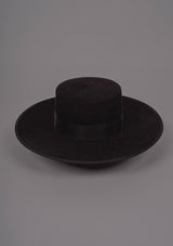 Sevillian Wide Brim Riding Hat - Black