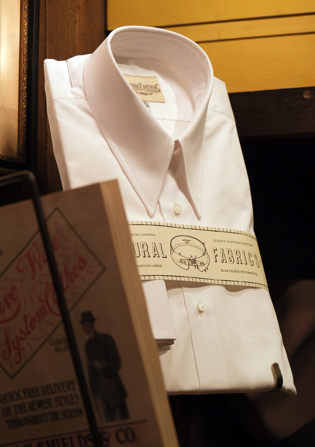 Spearpoint Cotton Shirt - White