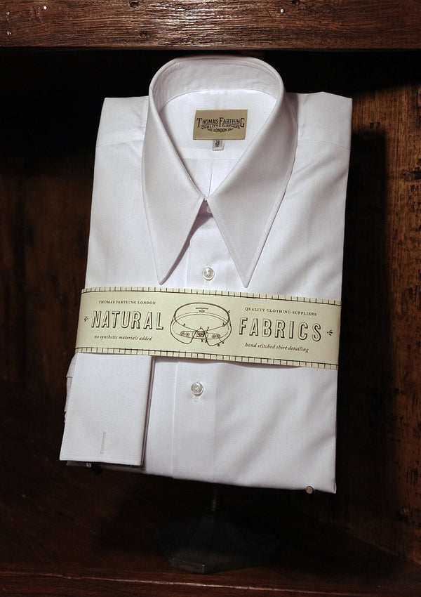 Spearpoint Cotton Shirt - White